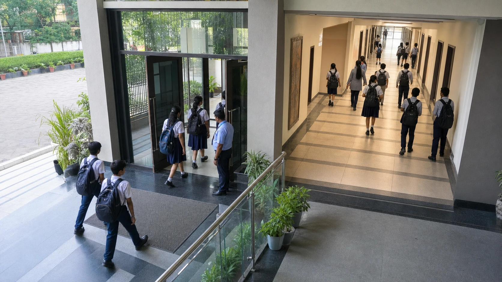 Education campus entrance